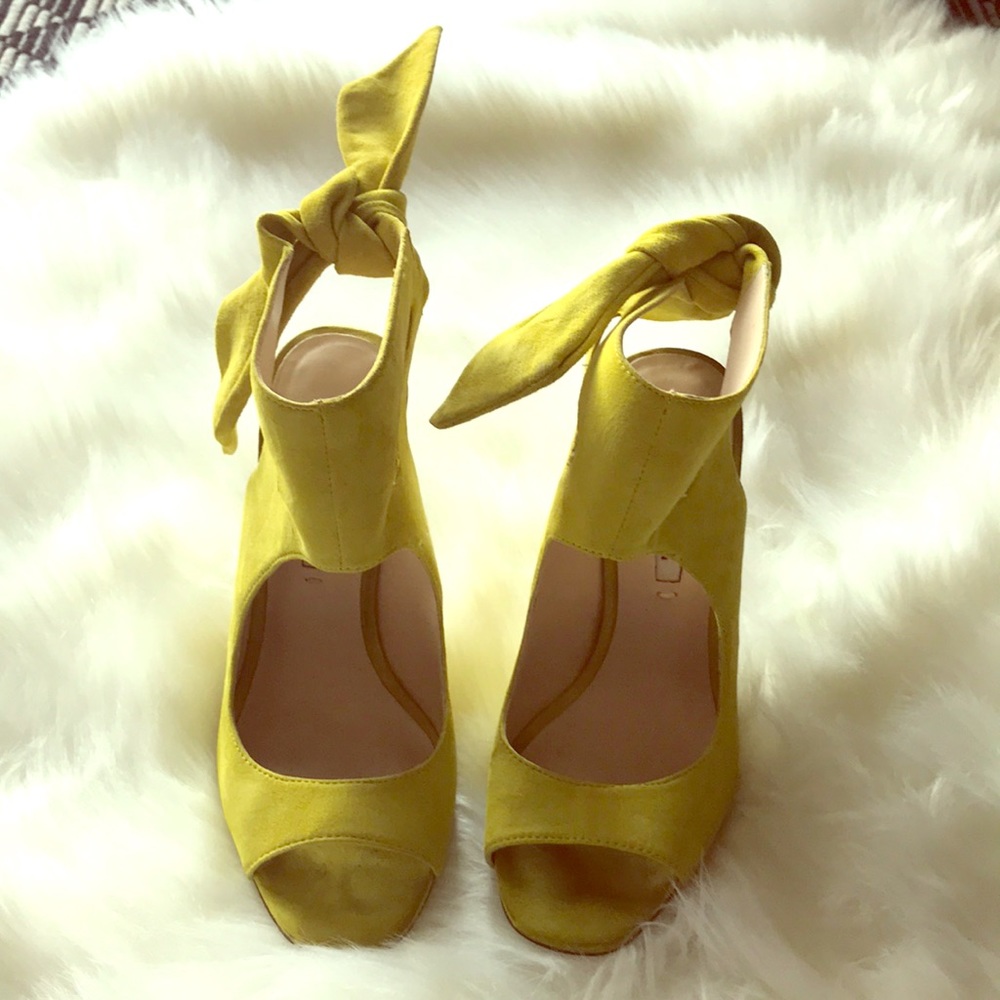 Zara Yellow Heels